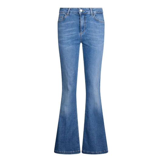 Jeans Donna con inserto elastico sul retro