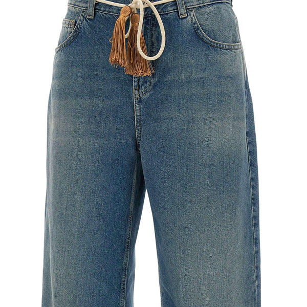 Jeans Donna con chiusura con bottone logato silver e zip