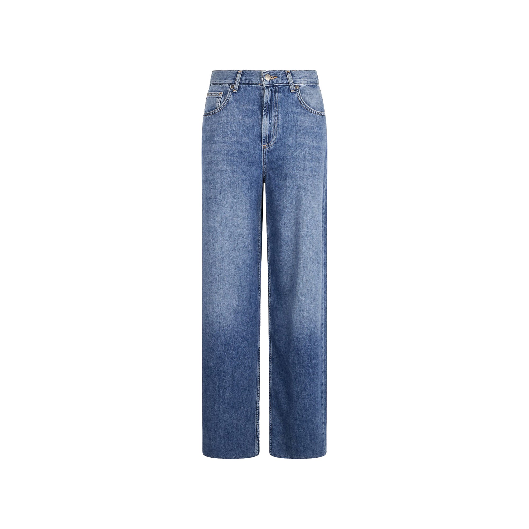 Women's wide leg jeans in cotton - Liu Jo | Martini 900