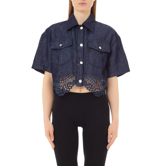Women's Shirt with Perforations