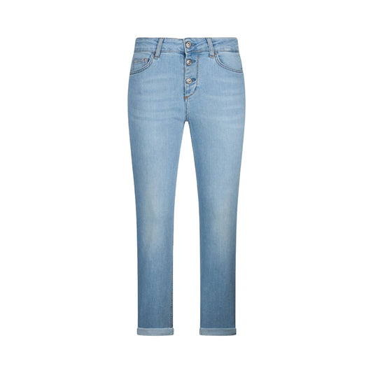 Jeans skinny Donna con risvolto in denim chiaro