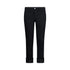 Pantaloni skinny Donna con risvolto e strass Nero