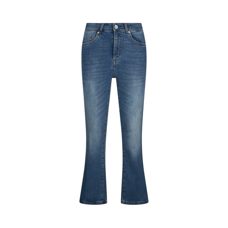 Jeans Flare Donna dal taglio cropped