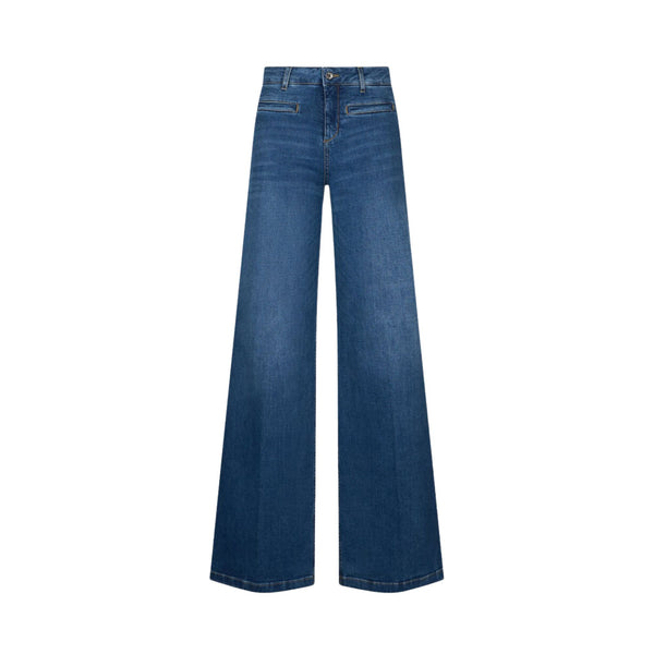 Jeans flare Donna con inserto elastico