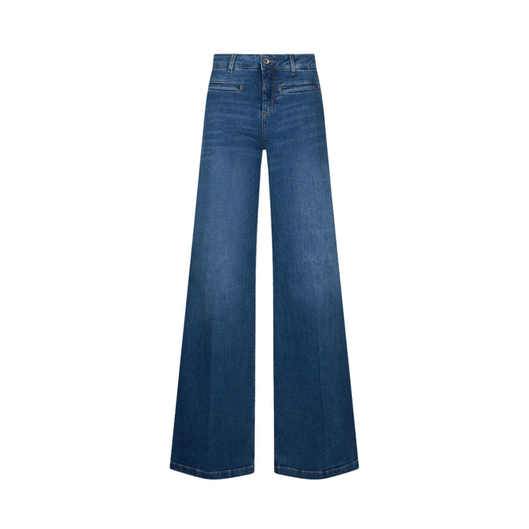Jeans flare Donna con inserto elastico