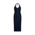 Abito midi Donna in denim con zip