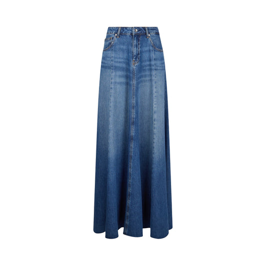 Gonna lunga Donna in denim