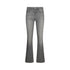 Jeans Donna a vita alta e gamba svasata Grigio