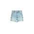 Shorts Donna in denim con gioielli laterali
