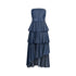 Abito Donna asimmetrico con balze