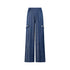 Jeans cargo Donna con castoni gioiello