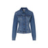 Giacca Donna in denim con stringhe sul retro