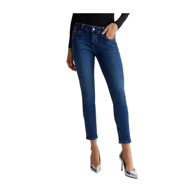 Jeans Donna bottom up, dalla vestibilità skinny