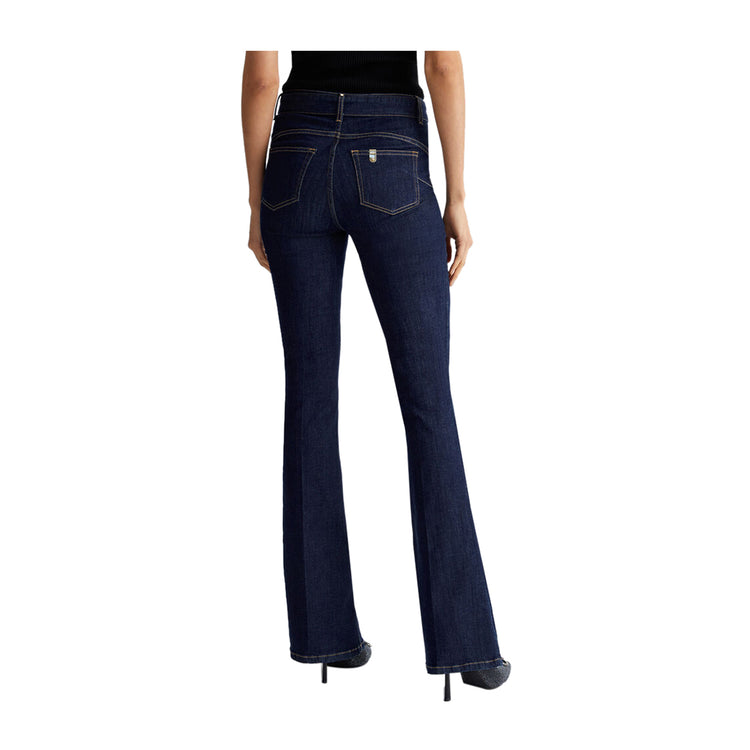 Jeans Donna con cintura sur ton