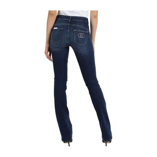 Jeans Donna a gamba dritta, bottom up