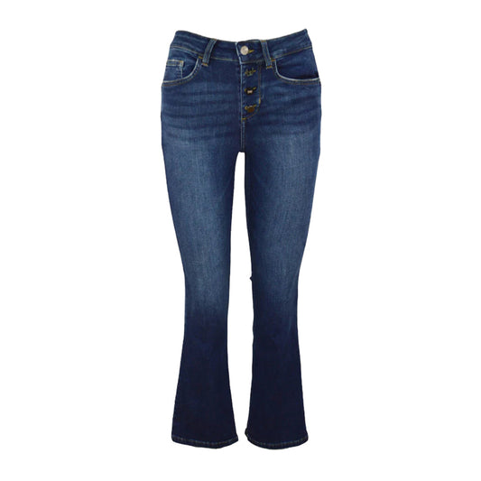 Jeans Donna mini flare alla caviglia