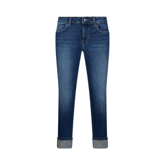 Jeans Skinny Donna con risvolto 