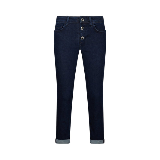 Acquista subito il Jeans Skinny  Donna, in misto cotone, modello cinque tasche e chiusura con bottoni gioiello, firmato Liu Jo su Martini 900: vieni a scoprire tutta la collezione sul nostro sito
