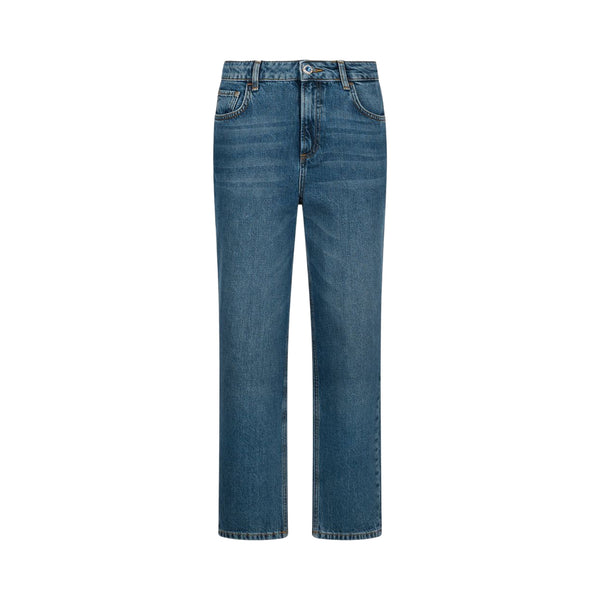 Jeans da Donna straight a vita alta Blu