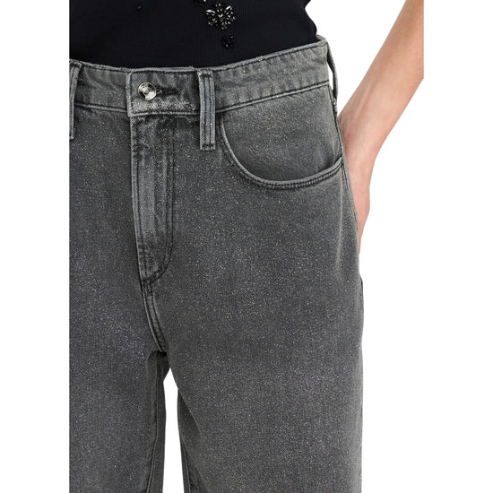 Acquista subito il Jeans da Donna, realizzato in denim di cotone,  modello a cinque tasche, gamba dritta, e modello glitter firmato LiuJo su Martini 900: vieni a scoprire tutta la collezione sul nostro sito 