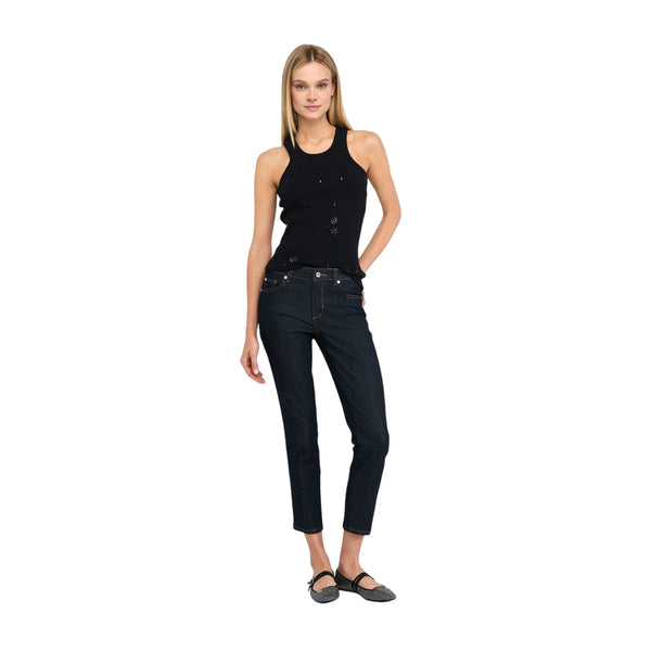 Acquista subito il Jeans Donna, realizzato in denim di cotone, a vita alta, gamba dritta e modello cinque tasche firmato LiuJo su Martini 900: vieni a scoprire tutta la collezione sul nostro sito.