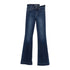 Jeans Donna con gamba a zampa Blu scuro