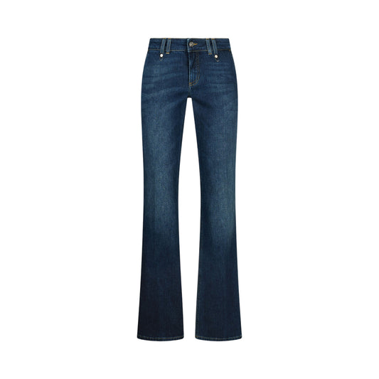 Jeans Donna bootcut a vita bassa