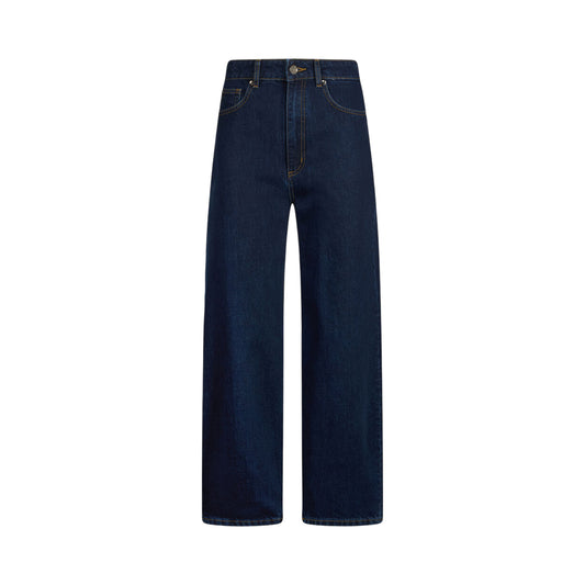 Jeans Donna cropped a vita alta carrot fit