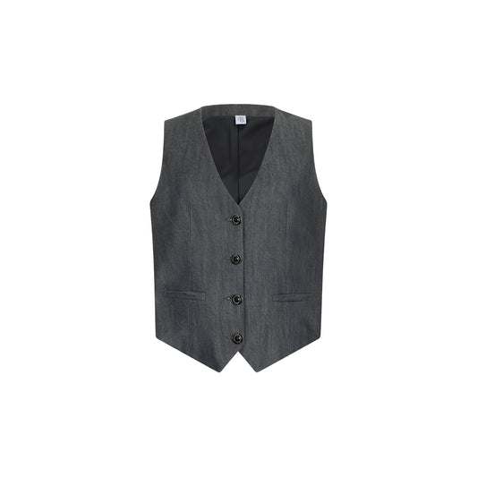 Acquista subito il Gilet donna con scollo a V, cinturino sul retro e tasche a filetto firmato Liu Jo, su Martini 900: vieni a scoprire tutta la collezione sul nostro sito