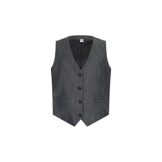 Acquista subito il Gilet donna con scollo a V, cinturino sul retro e tasche a filetto firmato Liu Jo, su Martini 900: vieni a scoprire tutta la collezione sul nostro sito