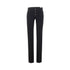Jeans Donna Nero, modello flare, con bottoni