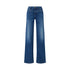 Jeans flare Donna in denim scuro