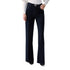 Jeans Donna scuro, modello flare, con fibbia logata