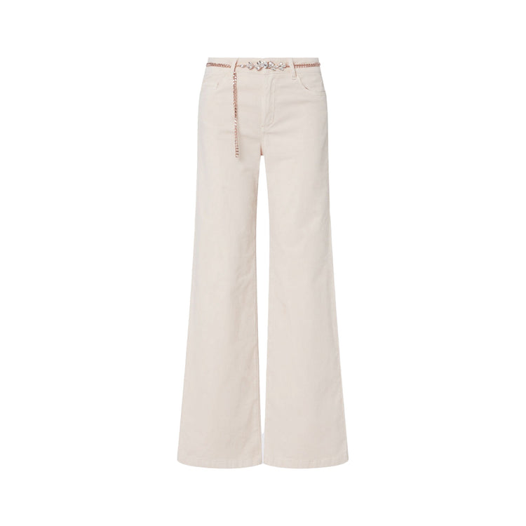 Pantalone flare Donna in velluto