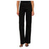 Pantalone straight Donna con dettaglio cintura nero