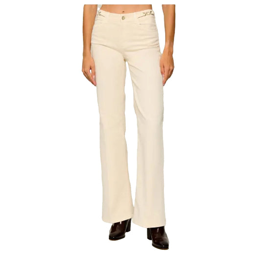 Pantalone straight Donna con dettaglio cintura