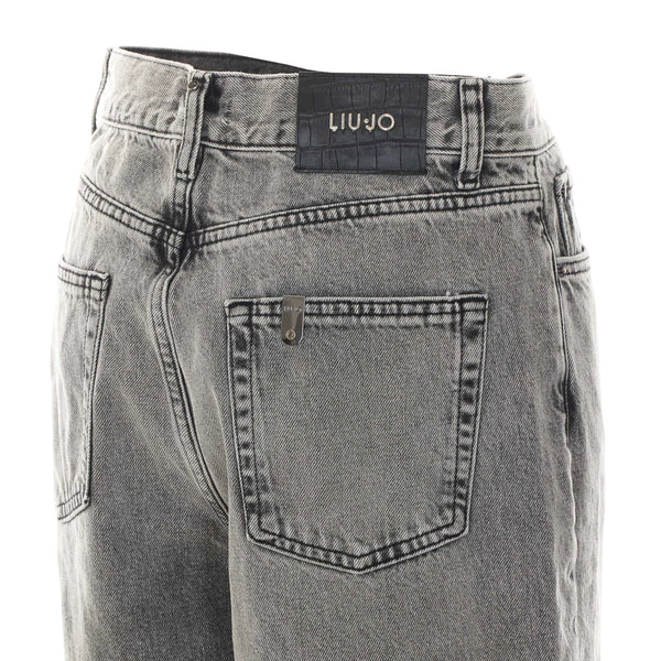 Jeans Donna balloon, dal lavaggio Grigio 