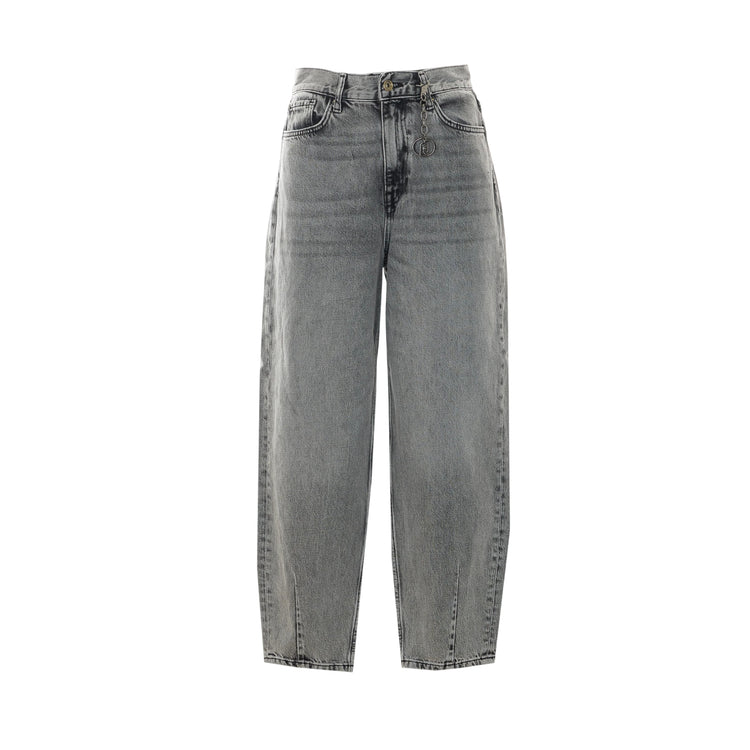 Jeans Donna balloon, dal lavaggio Grigio 