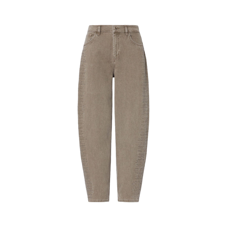 Pantalone balloon Donna con strass