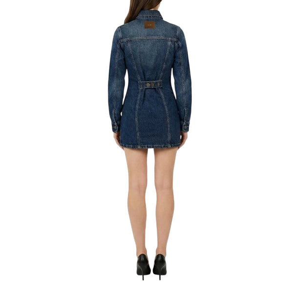 Abito corto Donna in denim vintage retro