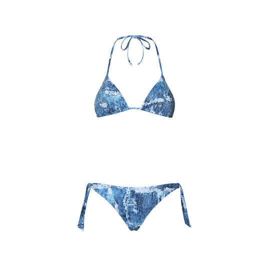 Costume da mare Donna a due pezzi Blu