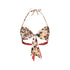 Top Donna push up da mare animalier