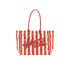 Tote Bag da Donna a righe Rosso