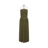 Abito Donna Verde, in viscosa, con borchie decorative