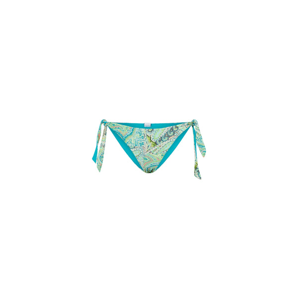 Slip da mare con stampa a bandana a brasiliana da donna
