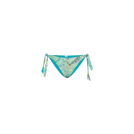 Slip da mare con stampa a bandana a brasiliana da donna