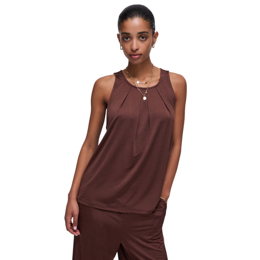 Top Donna con scollo a goccia sul retro 