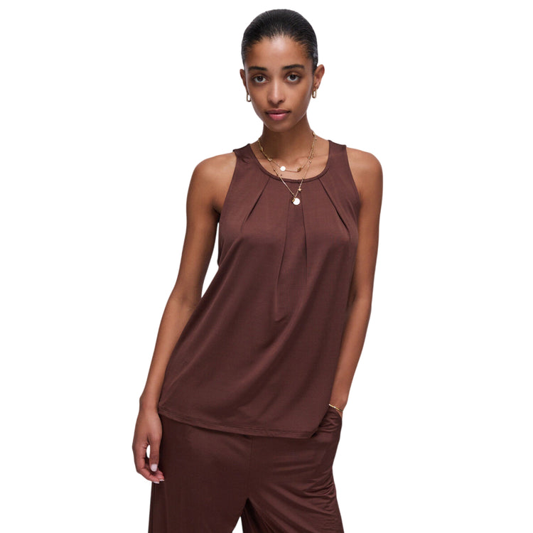Top Donna con scollo a goccia sul retro 