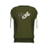 T-shirt Donna Verde, con scollo tondo e fiocchi