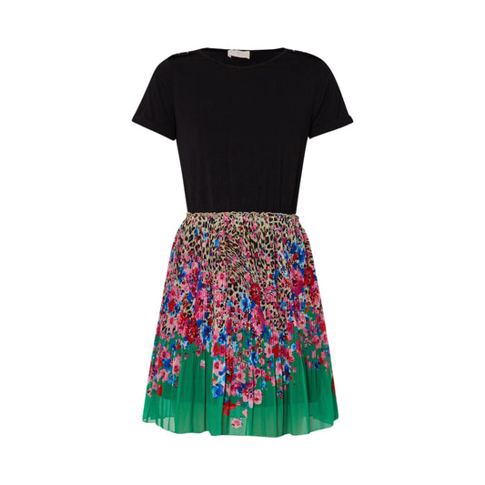 Abito Donna con gonna plissé maculato